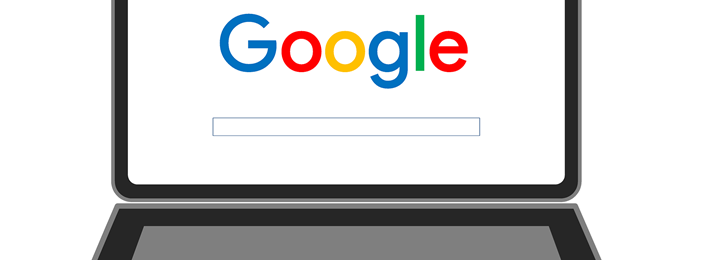 digital graphic of a computer screen with the google logo