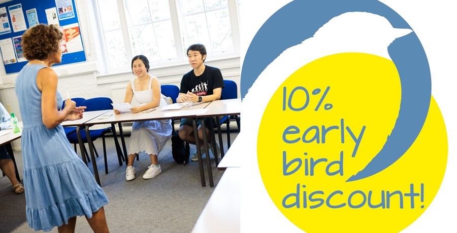 10% early bird discount