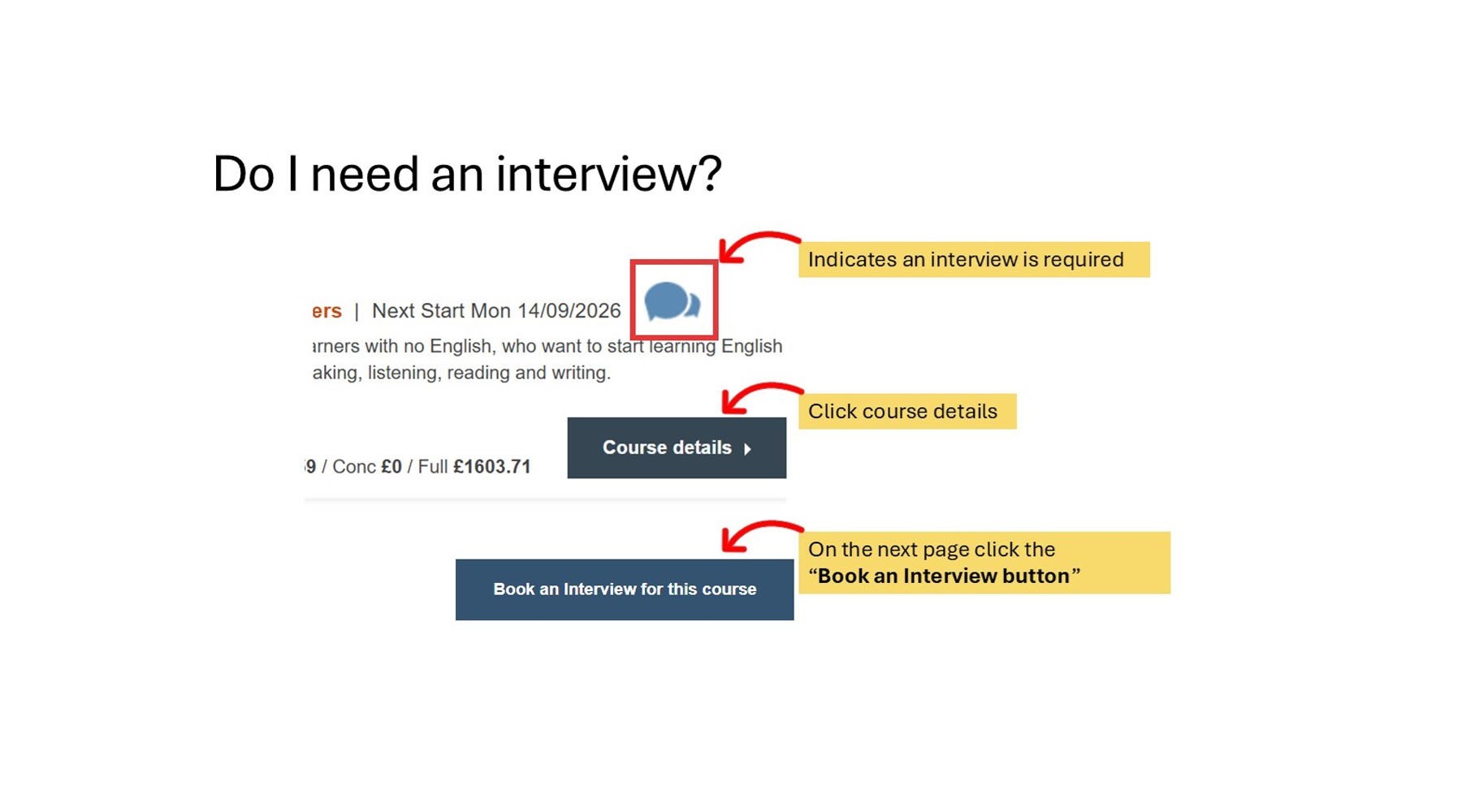Do I need an interview?; How to identify it, and what to do