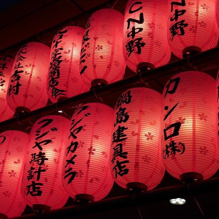 Paper Chinese lanterns