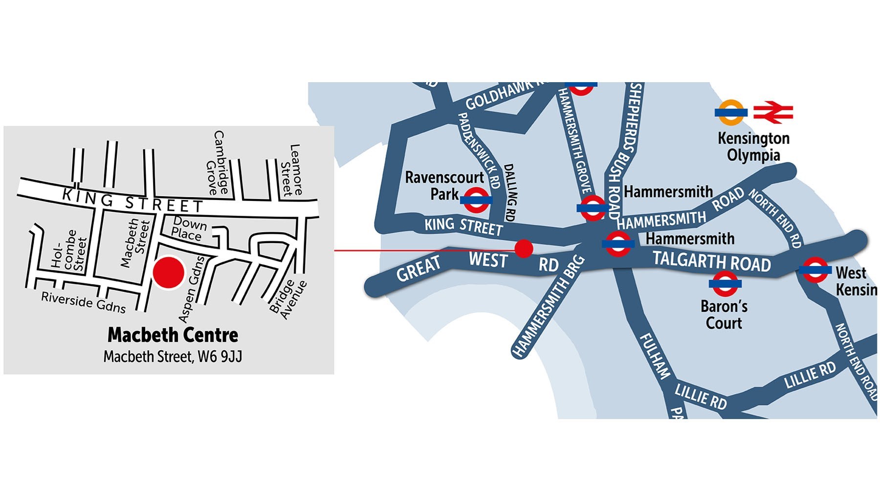 Map image of Macbeth Centre venue