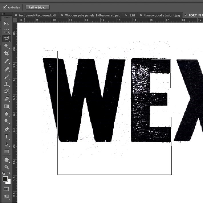 Working with text in Photoshop
